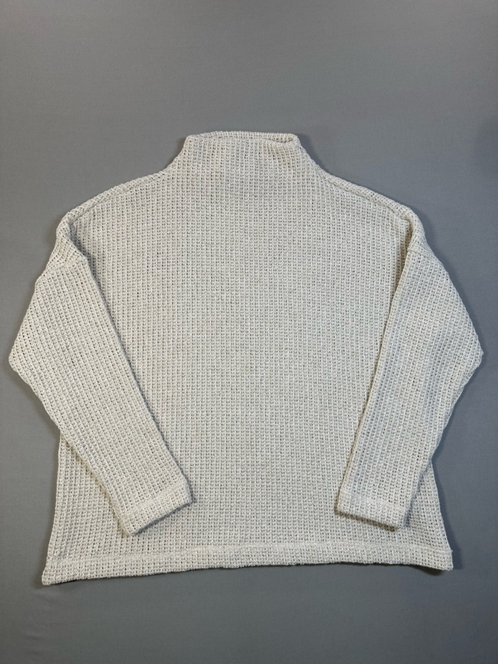 Gilli Mockneck Lightweight Waffle Knit Sweater - Womens Small